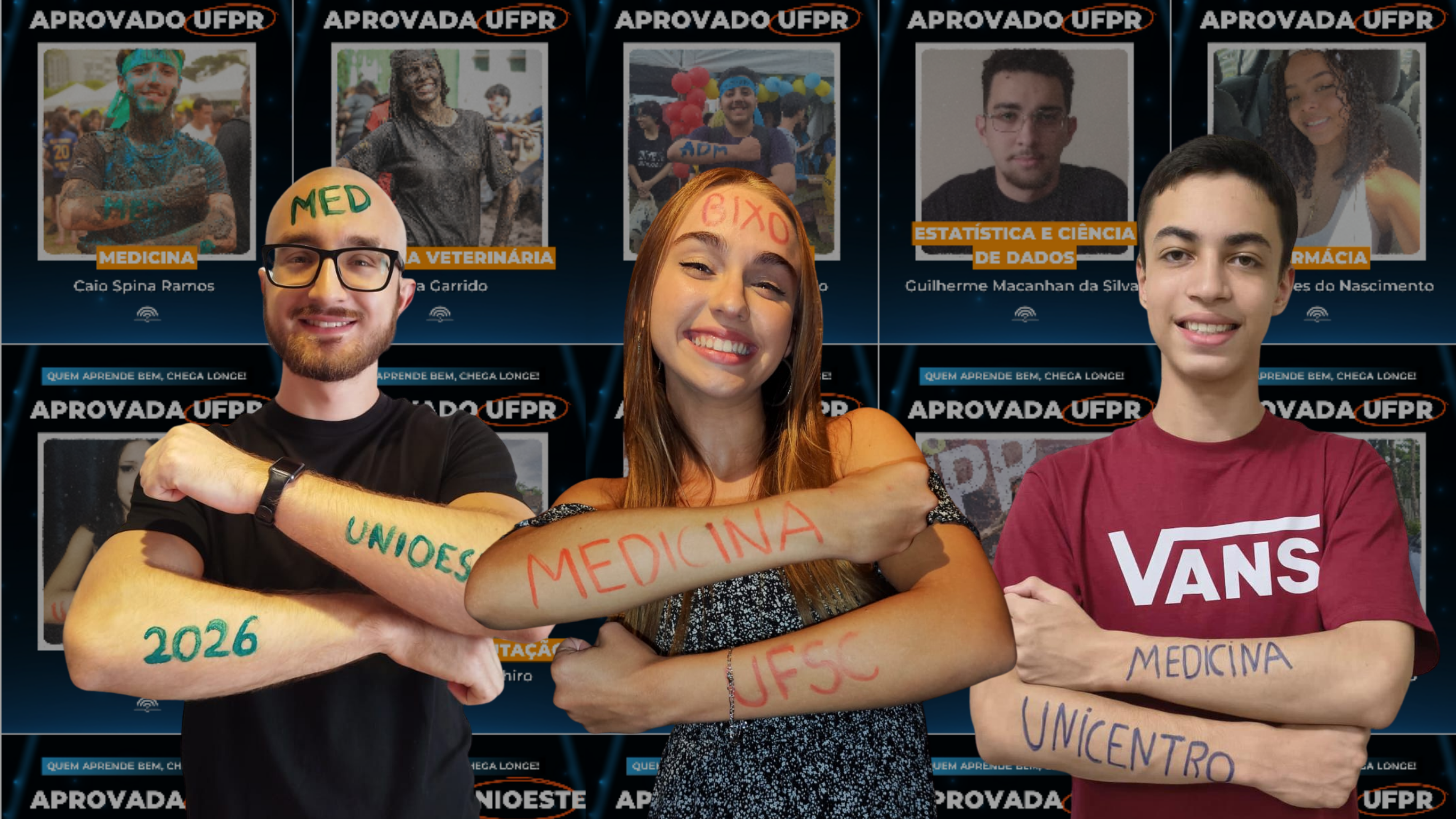 Alunos aprovados na UFPR